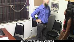 Will This Ebony Princess Tori Montana Submit to Domination and Take That Monster Cock Doggystyle After Getting Caught Stealing?