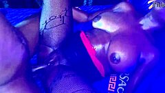 akosua, with those amazing boobs, how does it feel getting pounded by your stepbrother's massive black african cock so rough while step-daddy watches you squirt everywhere?