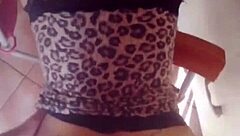 My wife loves cleaning in her panties so she can get fucked doggystyle with a big cumshot