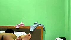 Hot indian couple gets wild with hardcore sex in a cozy hotel room