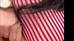 While waiting for her husband at the appointment, the big-ass PROSTITUTE found herself alone in the reception and got so HORNY she masturbated right there.