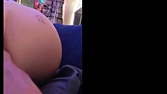 The amateur redhead hotwife steffi brown dances with her slit pussy exposed in a homemade video.