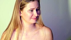 oh gosh i adore giving this cute blonde babe with big boobs a wet pussy massage its so relaxing ya know