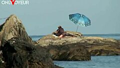 Nude beach photoshoot turns into hardcore sex under the sun!