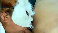 i uh i mean this unfaithful married woman swallows my whole dick right in her husband's house oh man