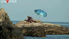 Nude beach photoshoot turns into hardcore sex under the sun!