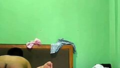 Hot indian couple gets wild with hardcore sex in a cozy hotel room