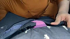 The maid said fuck me as much as you want and dont make me work too much in this viral desi indian sex video mms with hindi voice