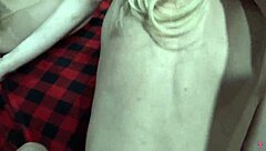 double blonde babe in threesome with big cock pov facial