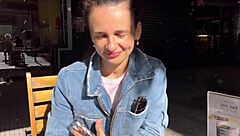 the guy convinced the cute brunette teen to try anal, leading to a creampie in her tight spot