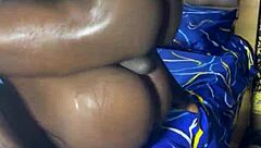 Hardcore Rough Fuck Pounds Ebony Teen 18+ Babe in Doggystyle and Missionary