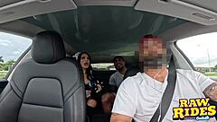 Hey, see this brunette cutie cosplaying as Chun-Li fuck a BBC and get a facial in Uber to Comic Con