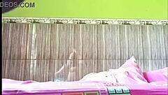 My Asian girlfriend gets cum all over her wet pussy after we fuck in the bedroom