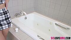 I Feel So Aroused Watching Step Brother And Stepsister Fuck Around With Blonde Teen Masturbating Her Shaved Pussy In Taboo Sex.