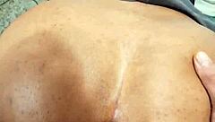 Ebony Beauty Complains About Painful Anal From Father In Law In Florida Bedroom