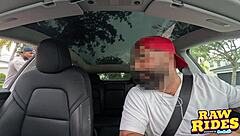 Hey, see this brunette cutie cosplaying as Chun-Li fuck a BBC and get a facial in Uber to Comic Con