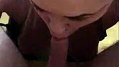 Why does my stepsister keep sucking my cock without stopping while showing her goth apartment with pierced nipples and tattoos?