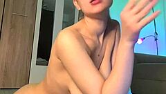 deep throat action with double penetration intensity