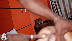 Does she squirt and moan loudly while getting pounded hard by her amateur girlfriend?