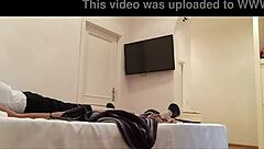 a petite latina milf in stockings and heels finds herself tied up in an intimate encounter