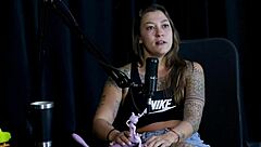 Oruan isn't her type, she's kissed famous people, started some fun in the nude, and wants to hook up with two bi guys - Flor de Damiana on Sheer Red.