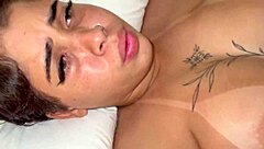 Tight Pussy Fuck Without Condom on Curvy Latina Teen's Juicy Body