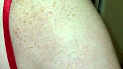 Step sister heads to the toilet but her step brother waits with big dick for her to suck