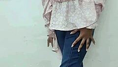 Watch Out! This Solo Indian Beauty Plays With Her Big Tits And Tight Pussy In A Steamy Workout Session!