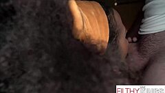 Horny Alina Ali goes wild sucking that massive dick hard 😈