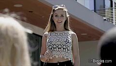 Curvy Lena Paul gets pounded hard by that big black dick in interracial action