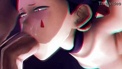 brainwashed sluts in the garage, feel that cartoon cock pounding your holes like a total whore