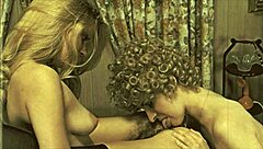 Hey Vintage Lesbians In Antique Hairy Scene Getting It On With Retro Vibes 😏
