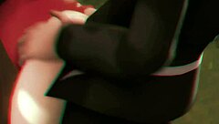 brainwashed sluts in the garage, feel that cartoon cock pounding your holes like a total whore