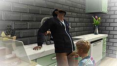 In this anime holiday game, Sims4 follows weekend adventures with Mike and his dad in steamy daddy scenarios