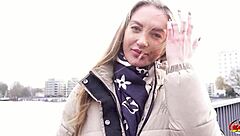 german scout - blonde tall girl julia maze seduce to cheating casting fuck at model job