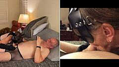 GRANNY BUNNY DELIVERS INTENSE COCKSUCKING AND DEEP THROATING AS AN OLD SLUT IN HOMEMADE POV ACTION