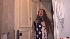 german scout - blonde tall girl julia maze seduce to cheating casting fuck at model job