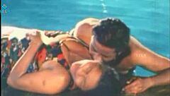 Unmarried Hot Couple Enjoys Time At Swim Pool With Friends!