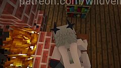 whoa big tits caesar hsr takes that creampie deep in wild minecraft hentai action