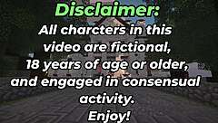 whoa big tits caesar hsr takes that creampie deep in wild minecraft hentai action