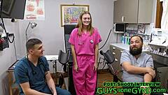 nurse tyler lynn sounds dr canada in a close-up femdom session with gloves and domination.