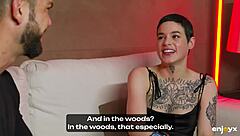 i feel saba lapiedra dive into first double penetration with big cock anal and cumshot