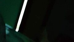 Wife casually fingered her husband's cock in a relaxed moment.