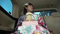 i feel so turned on by this cute japanese girl with hidden big natural tits and curvy body in bra and underwear on bed