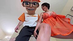 Daya, ride that big cock cowgirl style in this wild casting romp with the PornDude!