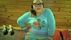 dominatrix mistress april prepared fresh warm pee in a homemade outdoor toilet scene with femdom elements