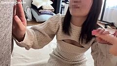 This pale innocent-looking sister gets gangbanged by us with two huge cocks and massive cumshots