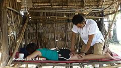 Specific Massage Techniques Targeting Legs and Thighs for Relaxing Muscles and Relieving Stress Part 3