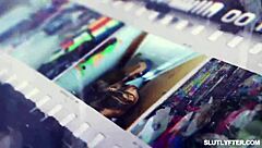 Hey, shoplifter Alyce Anderson gets a tough lesson with some intense blonde teen action in the store