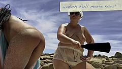 dominatrix mistress april prepared fresh warm pee in a homemade outdoor toilet scene with femdom elements